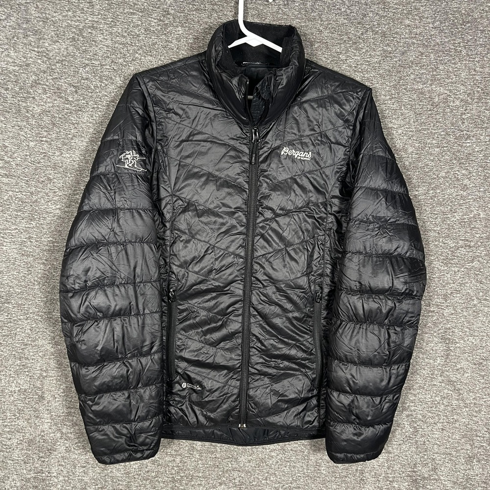 Bergans Of Norway Down‎ Puffer LT Lady Jacket Womens Small Black Pertex Quantum